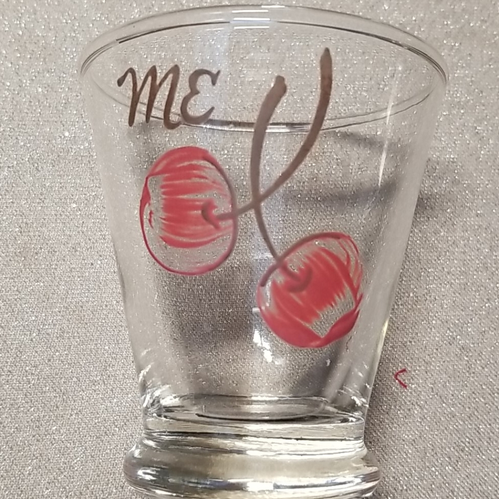 1950s You And Me Shotglasses - Picture 3 of 4